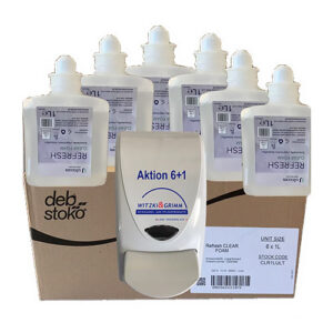 SC Johnson Stoko® REFRESH Clear FOAM WASH - Schaumseife und -spender - 1 Liter