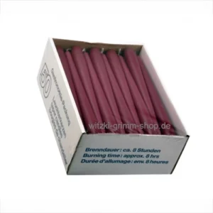 Spitzkerze - verschiedene Farben - 50 Stück/Packung